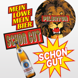 Pilsator Sticker Set 5 Stück