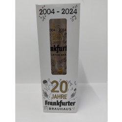 Glas "20 Jahre Frankfurter Brauhaus" 6 Stück (0,25l)