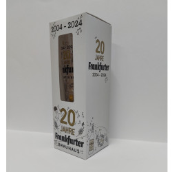 Glas "20 Jahre Frankfurter Brauhaus" 6 Stück (0,25l)