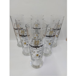 Glas "20 Jahre Frankfurter Brauhaus" 6 Stück (0,25l)